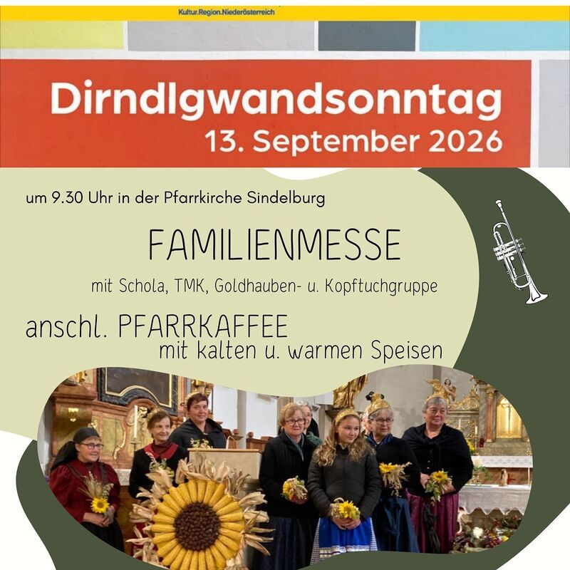 Dirndlgwandsonntag / Pfarre Sindelburg